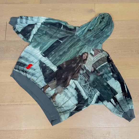 Undercover Tops - Undercover Suspiria-print cotton hooded sweatshir